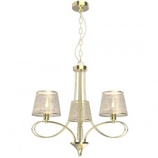 Φωτιστικό Οροφής με 3xE14 230V Χρυσαφί 955REBECCA3